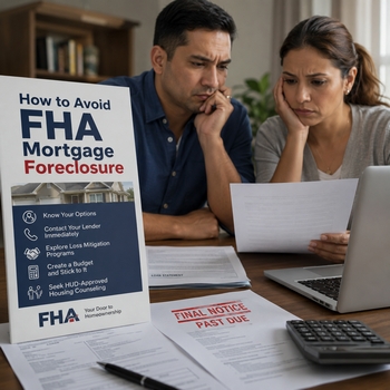 Guide on preventing FHA mortgage foreclosure with tips and strategies for homeowners facing financial difficulties.  