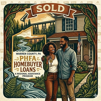 PHFA homebuyer loans for Warren County, Pennsylvania, helping residents achieve their dream of homeownership.  